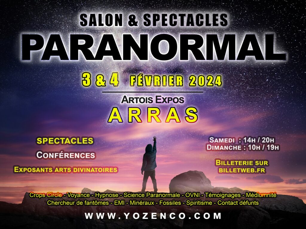 Salon du paranormal 2024 - Artois Expo, centre d'exposition et de