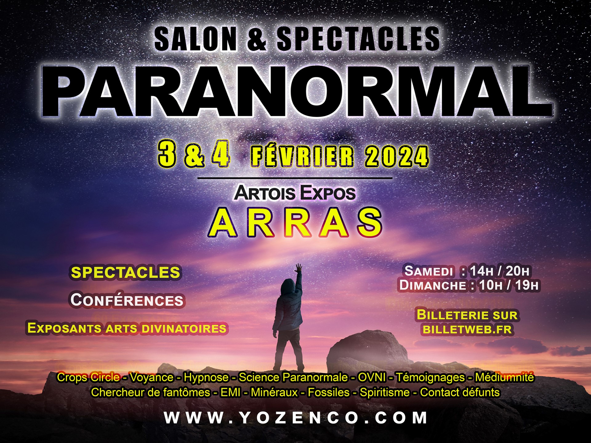 Salon du paranormal 2024 - Artois Expo, centre d'exposition et de ...